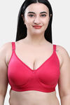Maroon Clothing Double Layered Non Wired Full Coverage T-Shirt Bra (Pack of 2) - Multicolor — thumbnail 2